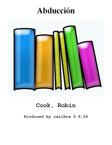 Abducción de Robin Cook, portada del libro