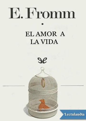 El amor a la vida de Erich Fromm, portada del libro