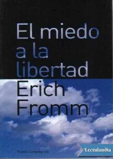 El miedo a la libertad de Erich Fromm, portada del libro
