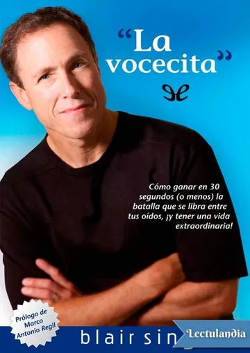 La vocecita de Blair Singer, portada del libro