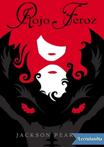 Rojo feroz de Jackson Pearce, portada del libro