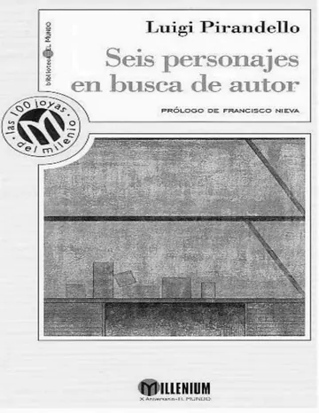 Seis personajes en busca de autor de Luigi Pirandello, portada del libro