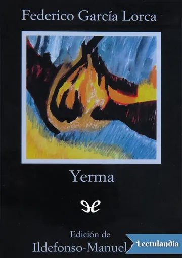 Yerma (Ed. Ildefonso-Manuel Gil) de Federico García Lorca, portada del libro