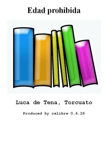 Edad prohibida de Torcuato Luca de Tena, portada del libro