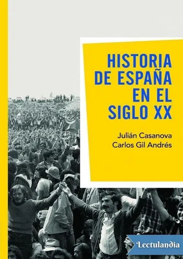 Historia de España en el siglo XX de Julián Casanova, portada del libro