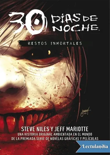 Restos inmortales de Steve Niles, portada del libro