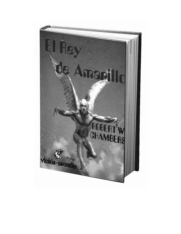 El Rey de Amarillo de Robert W. Chambers, portada del libro