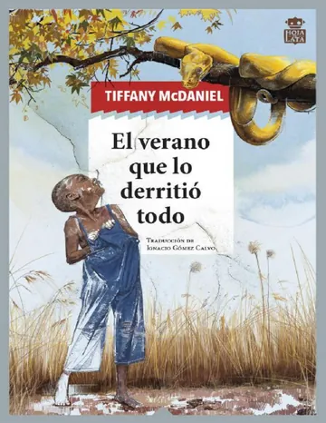 El verano que lo derritió todo de Tiffany McDaniel, portada del libro