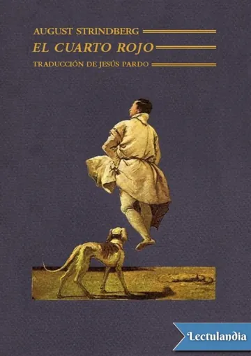 El cuarto rojo de August Strindberg, portada del libro