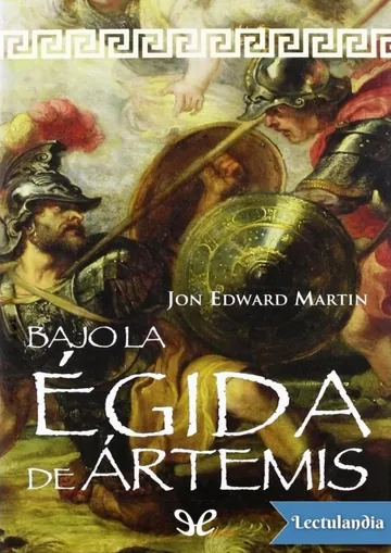 Bajo la Égida de Ártemis de Jon Edward Martin, portada del libro