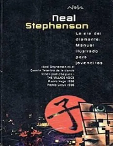 La Era del Diamante de Neal Stephenson, portada del libro