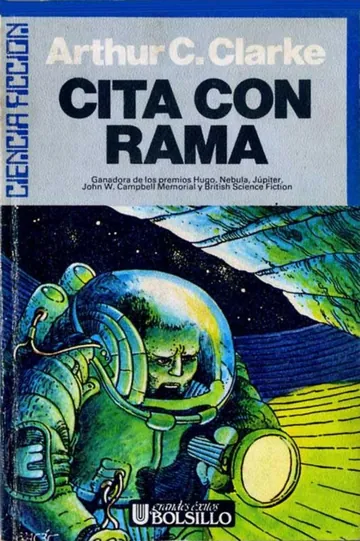 Cita con Rama de Arthur C. Clarke, portada del libro