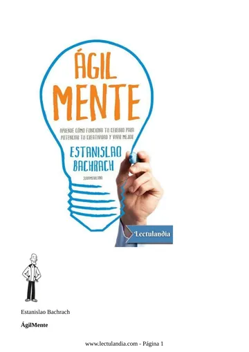 Agilmente de Estanislao Bachrach, portada del libro