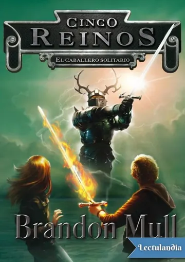 El caballero solitario de Brandon Mull, portada del libro