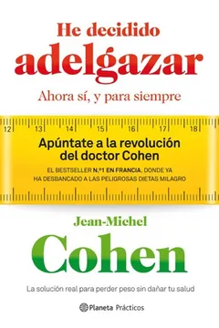 He decidido adelgazar de Jean-Michel Cohen, portada del libro