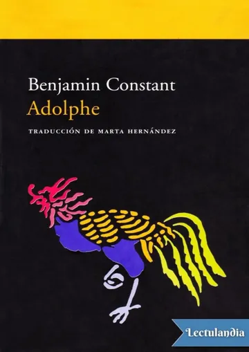 Adolphe de Benjamin Constant, portada del libro