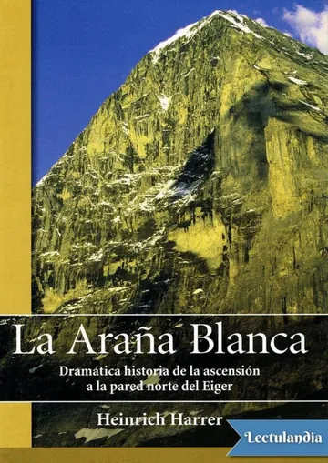 La Araña Blanca de Heinrich Harrer, portada del libro
