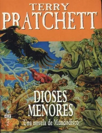 Mundodisco 13 - Dioses Menores de Terry Pratchett, portada del libro