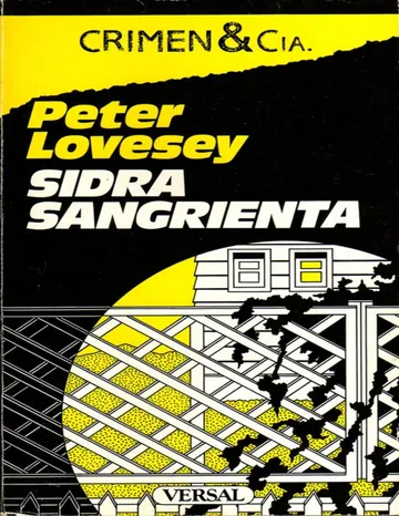 Sidra sangrienta de Peter Lovesey, portada del libro