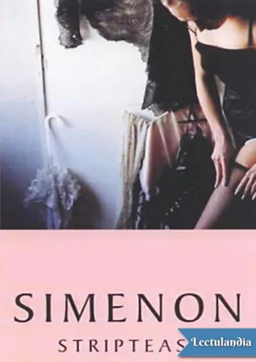 Strip-tease de Georges Simenon, portada del libro