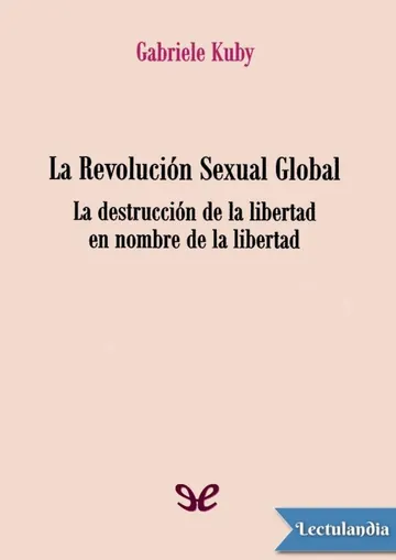 La revolución sexual global de Gabriele Kuby, portada del libro