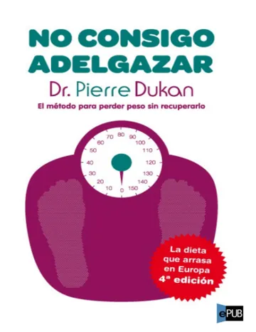 No consigo adelgazar de Pierre Dukan, portada del libro