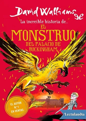 El monstruo del Buckingham Palace de David Walliams, portada del libro