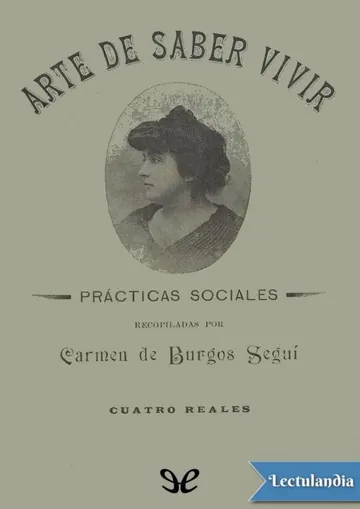Arte de saber vivir de Carmen de Burgos, portada del libro