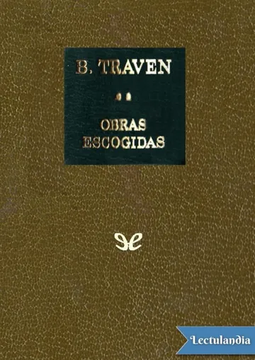 Obras escogidas II de B. Traven, portada del libro