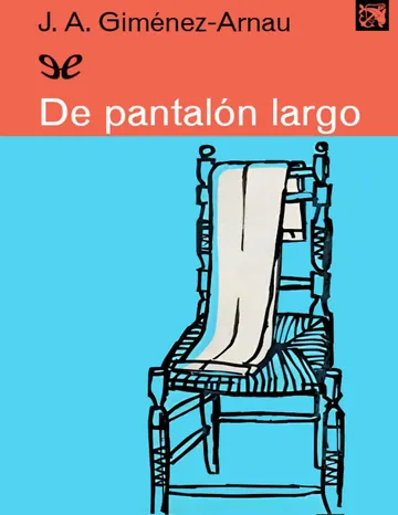 De pantalón largo de José Antonio Giménez-Arnau, portada del libro