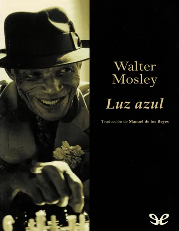 Luz azul de Walter Mosley, portada del libro
