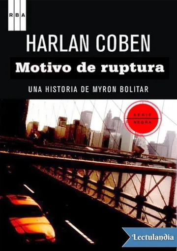 Motivo de ruptura de Harlan Coben, portada del libro