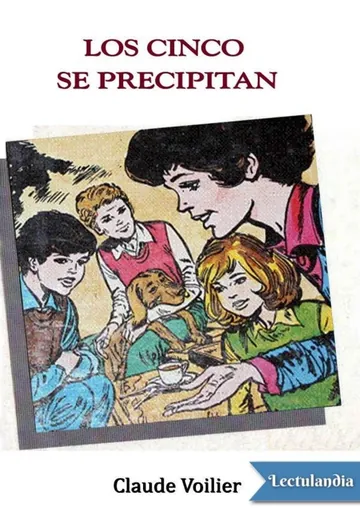 Los Cinco se precipitan de Claude Voilier, portada del libro