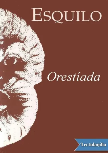 Orestíada de Esquilo, portada del libro