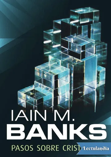 Pasos sobre cristal de Iain M. Banks, portada del libro
