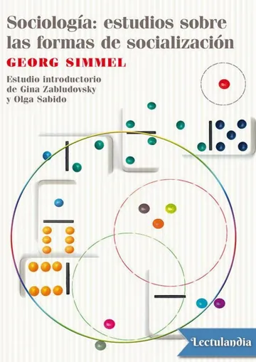 Sociología: estudios sobre las formas de socialización de Georg Simmel, portada del libro