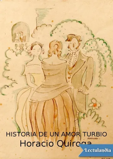 Historia de un amor turbio de Horacio Quiroga, portada del libro