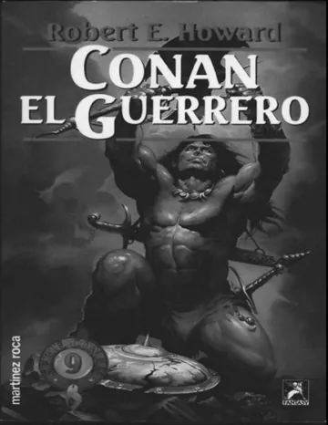 Conan el Guerrero de Robert E Howard, portada del libro