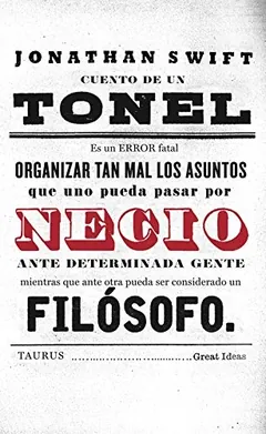Cuento de un tonel de Jonathan Swift, portada del libro