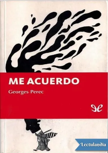 Me acuerdo de Georges Perec, portada del libro