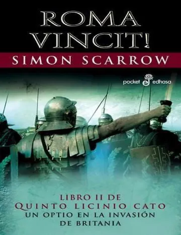 Roma vincit de Simon Scarrow, portada del libro