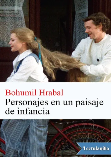 Personajes en un paisaje de infancia de Bohumil Hrabal, portada del libro