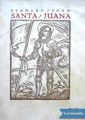 Santa Juana de George Bernard Shaw, portada del libro