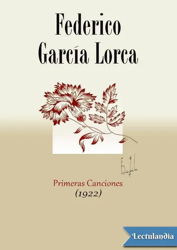 Primeras canciones de Federico García Lorca, portada del libro