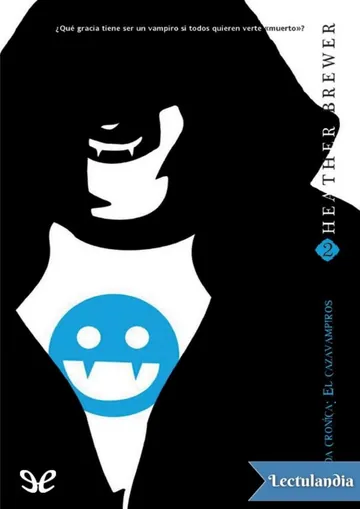 Segunda crónica: El cazavampiros de Heather Brewer, portada del libro