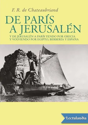 De París a Jerusalén de François-René de Chateaubriand, portada del libro