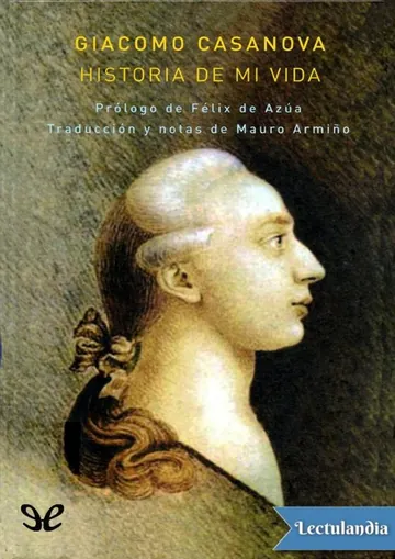 Historia de mi vida - Tomo I de Giacomo Casanova, portada del libro