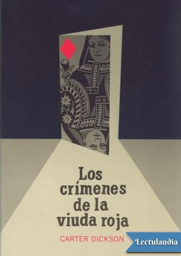 Los crímenes de la viuda roja de Carter Dickson, portada del libro