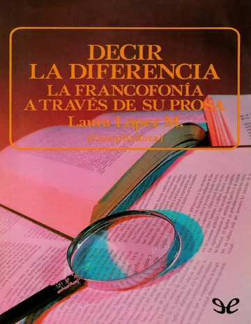 Decir la diferencia de AA. VV., portada del libro