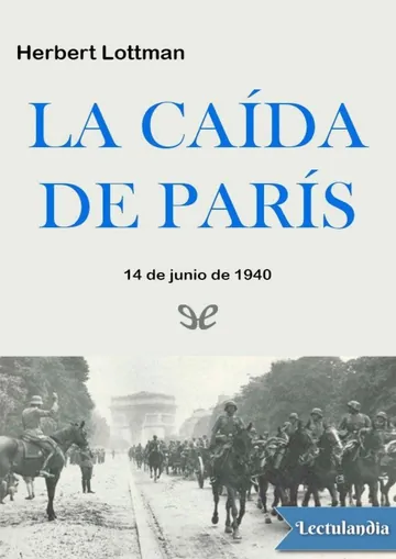 La caída de París de Herbert Lottman, portada del libro